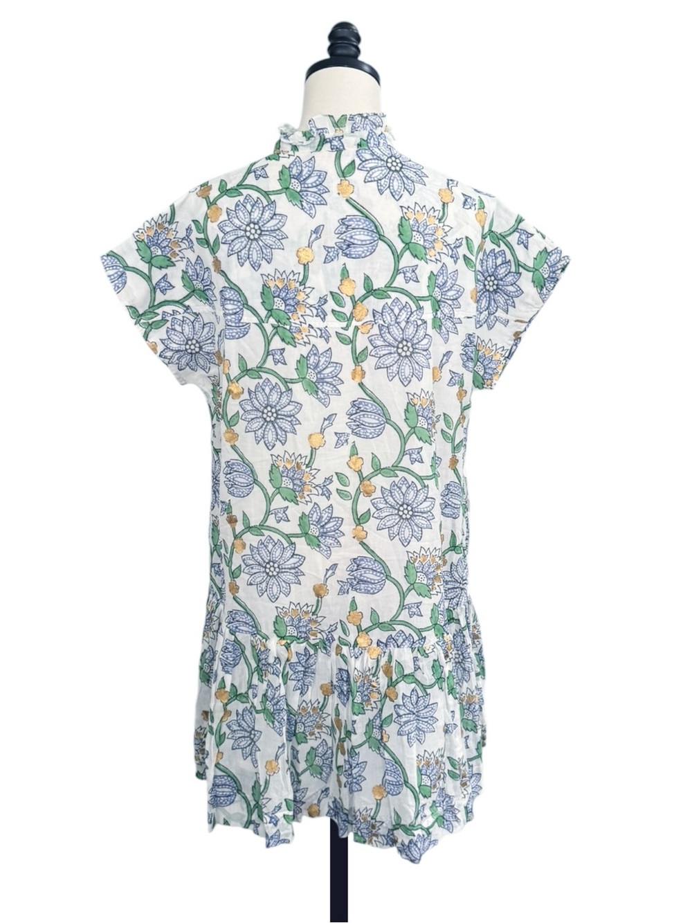 Oliphant Cap Sleeve Mini Dress in Presidio Blue | MEDIUM NWT - Picture 4 of 10
